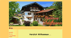 Desktop Screenshot of gaestehaus-schiffmann.de