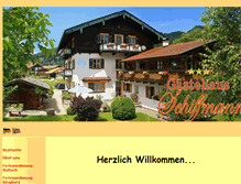 Tablet Screenshot of gaestehaus-schiffmann.de